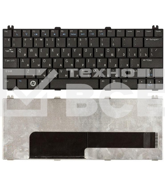 Клавиатура для ноутбука Dell Inspiron Mini 12 1210 черная