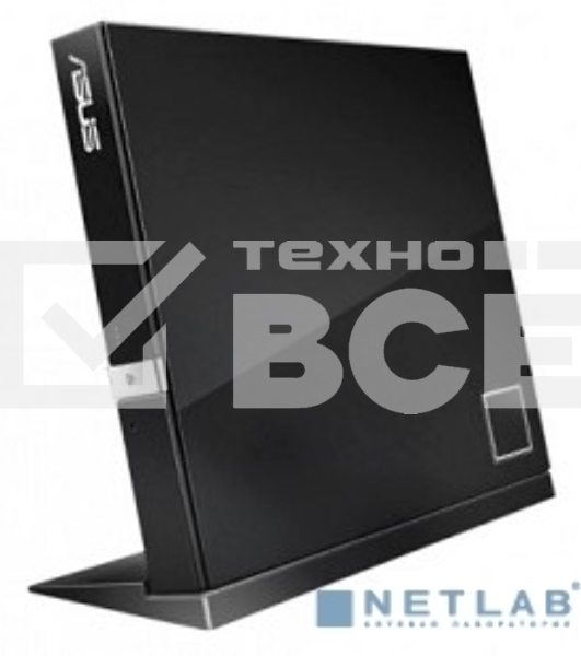 Привод Blu-Ray Asus SBC-06D2X-U/BLK/G/AS черный USB slim внешний RTL