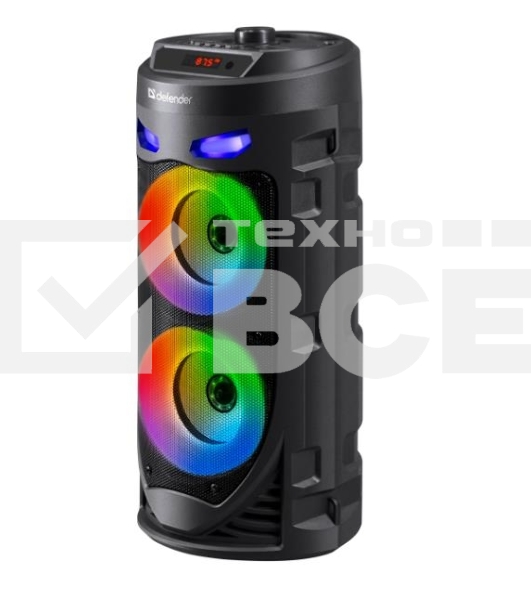Портативная колонка Defender 16W черный  CRASHBOOM