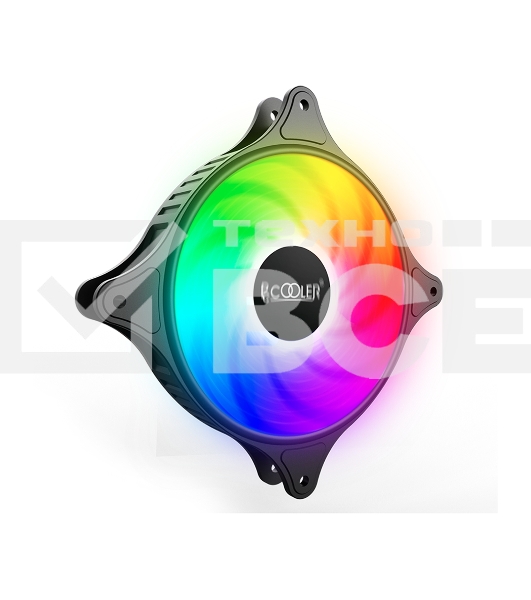 Вентилятор для корпуса PCCooler FX-120-3 черный, 120 мм, 1200 об/мин, 18 дБ, 3 pin