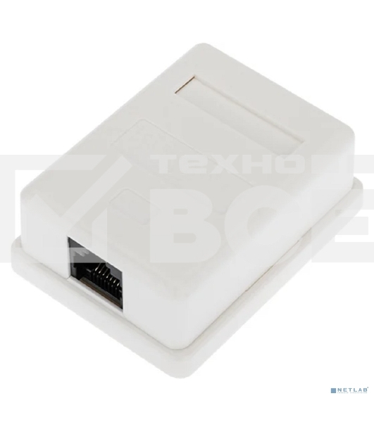 Розетка компьютерная внешняя, 1-порт RJ-45 (8P8C), UTP неэкранированная, категория 6, Rexant