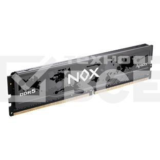 Оперативная память Apacer Nox, DDR5, 16GB (1x16GB), 6200MHz, CL40, UDIMM, с радиатором, черный