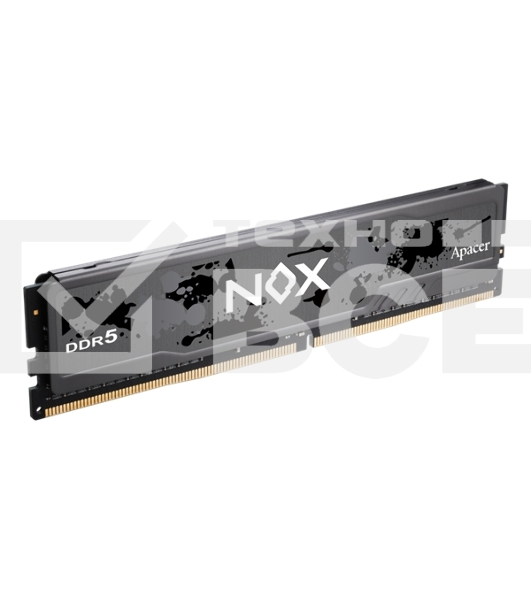 Оперативная память Apacer Nox, DDR5, 16GB (1x16GB), 6200MHz, CL40, UDIMM, с радиатором, черный
