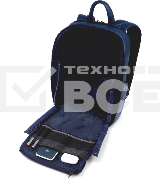 Рюкзак Piquadro Than CA6610S135/BLU синий кожа