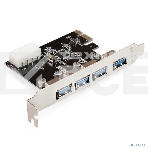 Контроллер ExeGate EXE-314 v2.0 (PCI-E x1 v2.0, 4хUSB 3.0 ext., разъем доп.питания Molex, VIA Labs Chipset VL805), фото2