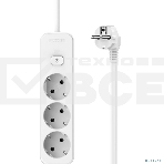 Сетевой удлинитель Perfeo 'REAL STRIP' 5,0 м, 3 розетки, 16А, 3500 Вт, белый., фото4