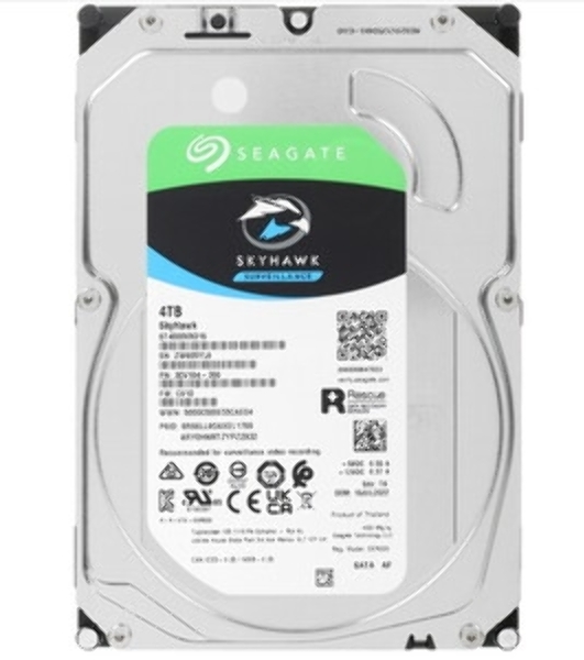 Жесткий диск HDD Seagate 4Tb 5400Rpm SATA3 Surveillance Skyhawk 256Mb 3.5'