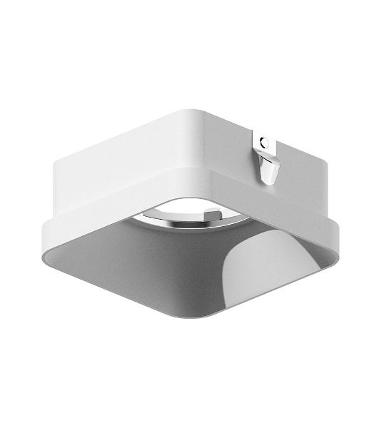 Насадка для корпуса светильника N7701 SWH белый песок 70*70*H35mm Out10mm MR16