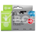 Картридж струйный Cactus CS-CLI521С голубой (8,4 мл) для Canon MP540/MP550/MP620/MP630/MP640/MP660, фото2