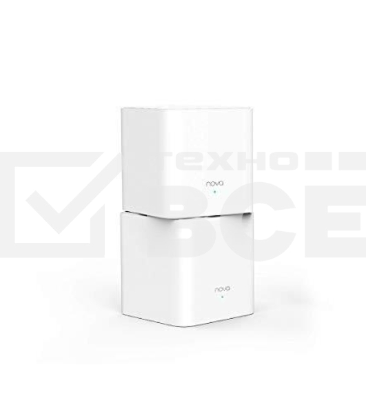 МаршрутизаторTenda nova MW3 (2 роутера) АС1200 Двухдиапазонная Wi-Fi Mesh система, 2 порта fast ethernet RJ45
