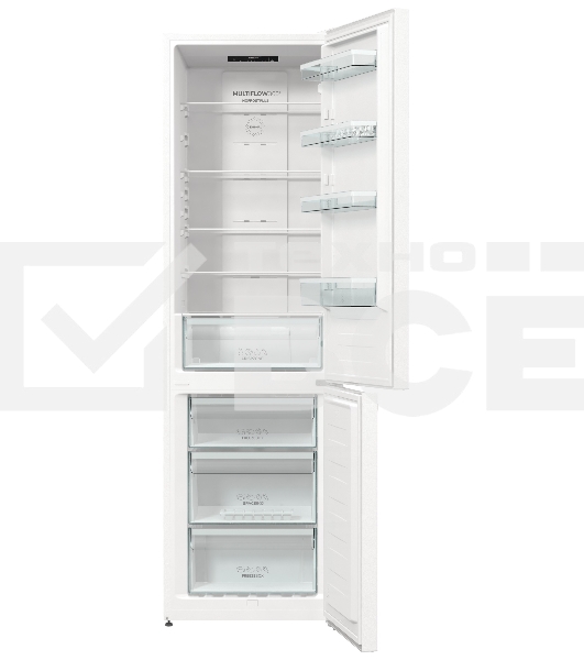 Холодильник Gorenje NRK6201EW4 белый (двухкамерный)    (NO FROST)