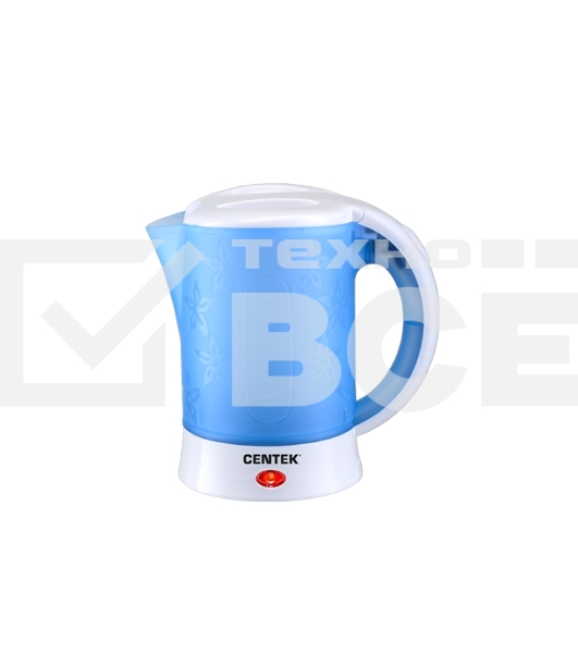 Чайник электрический дорожный Centek CT-0054 blue, 600мл, 600Вт