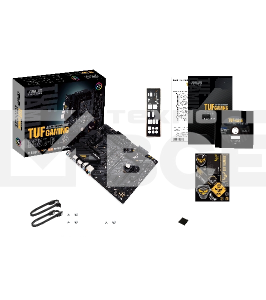 Материнская плата ASUS TUF GAMING B550-PLUS, AM4, AMD B550, 4xDDR4, 6xSATA, 2xM.2, 1xPCIe 4.0 x16, 1xPCIe 3.0 x16, 3xPCIe x1, 1xHDMI, 1xDP, 1x 2.5Gb LAN, 4xUSB-A 3.2 Gen 1, 1xUSB-A 3.2 Gen 2, 2xUSB-A 2.0, 1xUSB-C 3.2 Gen 2, 5x3.5 мм, 7.1, ATX