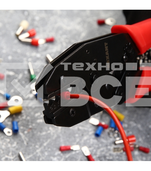 Кримпер Rexant HT-336 N для обжима изолированных и неизолированных гильз 1.5-10.0 мм²