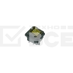 Выключатель клавишный 250V 15А (4с) ON-OFF желтый с подсветкой ВЛАГОЗАЩИТА Rexant, фото 1