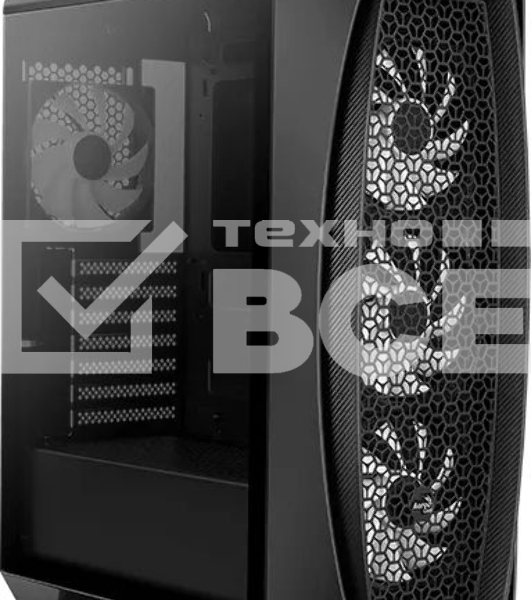 Компьютерный корпус Aerocool / Formula Aero One Frost-G-BK-v1 черный без БП ATX 4x120mm 2xUSB3.0 audio