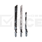 Набор полотен для электролобзика KRANZ № 1 T101B/T111C/T119BO (3 шт./уп.) , фото 1