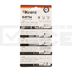 Бита PZ 2x50 мм для шуруповерта сталь S2 5 шт. (лента) Kranz, фото4