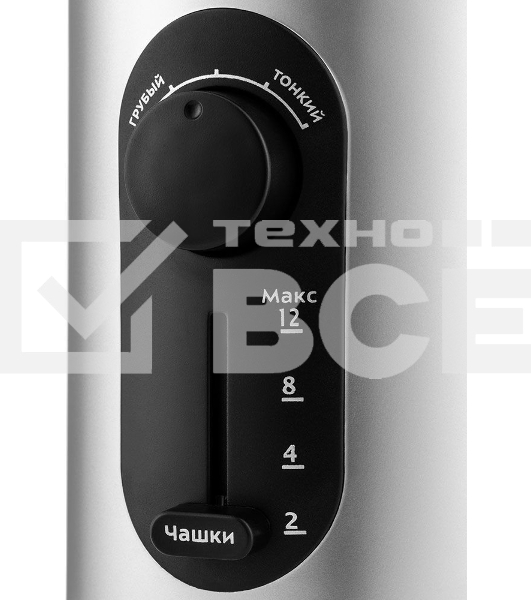 Кофемолка Kitfort KT-748 200Вт сист.помол.:ротац.нож вместим.:70гр нержавеющая сталь/черный
