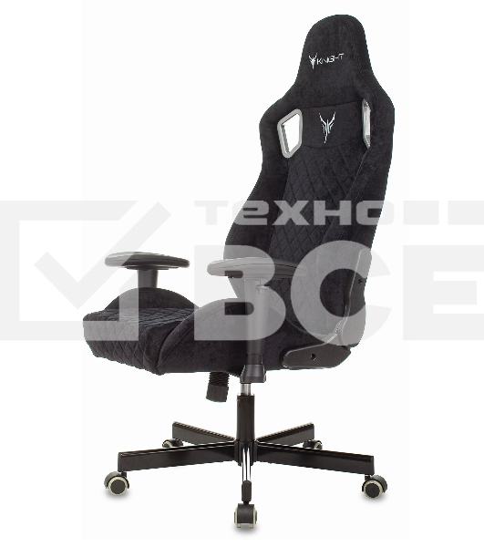 Кресло игровое Knight Outrider Light-20 черный с подголов. крестовина металл