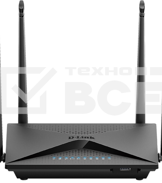 Беспроводной двухдиапазонный гигабитный маршрутизатор D-Link DIR-853/URU/R3A AC1300 Wave 2 с поддержкой технологии MU-MIMO, 3G/LTE и USB-портом 3.0