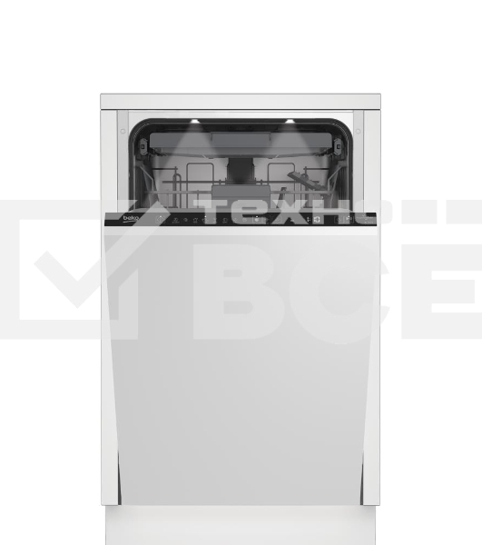 Встраиваемая посудомоечная машина Beko BDIS38120Q, белый, 44.8 см, 11 компл., 46 дБ, класс A