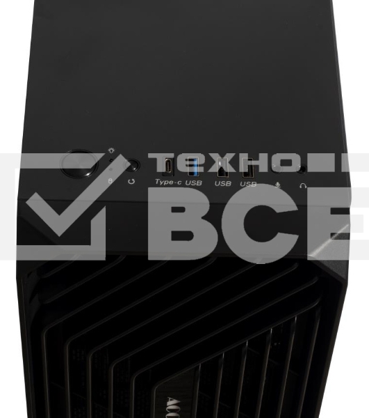 Компьютерный корпус Accord ACC-265B черный без БП mATX 1x80mm 1x92mm 2x120mm 2xUSB2.0 1xUSB3.0 audio