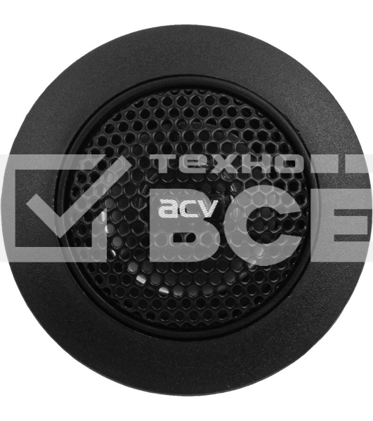 Колонки автомобильные ACV TWN-13 90Вт 91дБ 4Ом 2.8см (ком.:2кол.) твитер однополосные