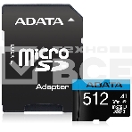 Карта памяти MICRO SDXC 512GB AUSDX512GUICL10A1-RA1 ADATA, фото3