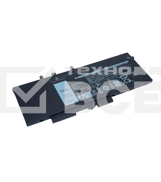 Аккумуляторная батарея для ноутбука Dell Latitude 15 3520 E5480 5480 7.6V 68Wh 8500mAh