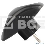 Разветвитель электрический SPx-2-B на 2 розетки без заземл. 10А черный Эра Б0059720, фото 1