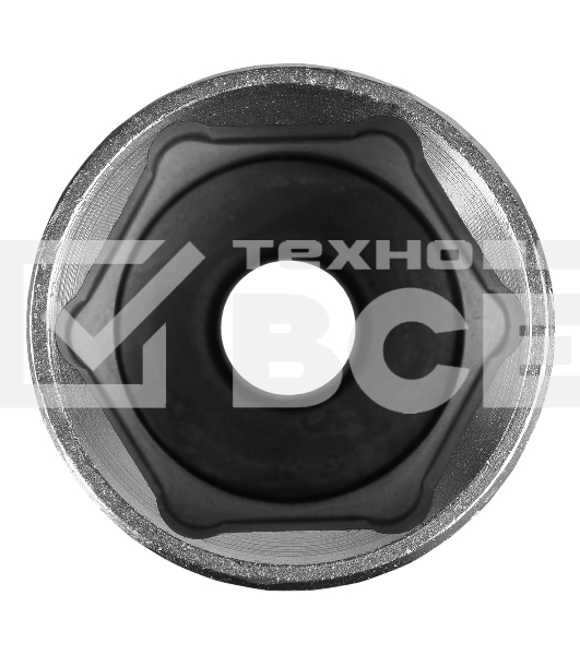 Головка торцевая удлиненная, 30 мм, 6-гранная, CrV, под квадрат 1/2