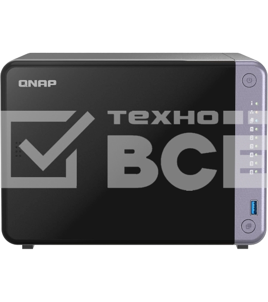 Сетевое хранилище NAS Qnap TS-632X-4G 6-bay настольный Alpine AL-524