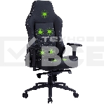 Кресло игровое Cactus CS-CHR-0112BL-M, массажное, с подголовником, черный, фото8