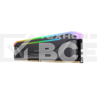 Оперативная память Apacer Nox, DDR5, 16GB (1x16GB), 6200MHz, CL40, DIMM, с радиатором, черный, RGB