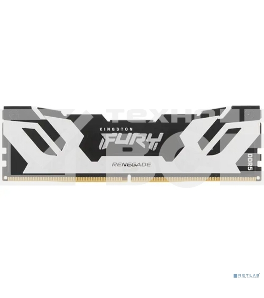Оперативная память Kingston Fury Beast, DDR5, 16GB (1x16GB), 7600MHz, CL38, с радиатором, чёрный