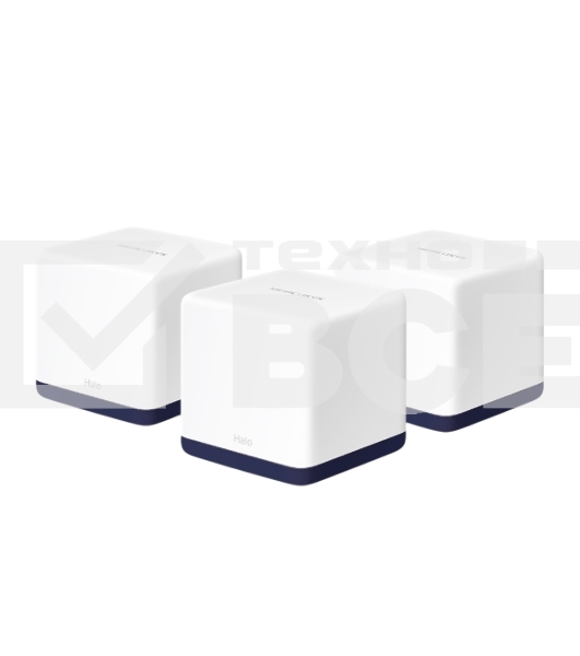 Система Mercusys MESH AC1900 Whole Home Mesh Wi-Fi System, 3× Internal Antennas, 3×GB ports (WAN/LAN) (2-pack)
