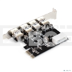 Контроллер ExeGate EXE-314 v2.0 (PCI-E x1 v2.0, 4хUSB 3.0 ext., разъем доп.питания Molex, VIA Labs Chipset VL805), фото3