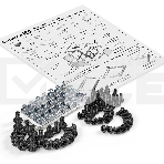 Шкаф телекоммуникационный 19' настенный 15U ExeGate EC-WM-15U.600.G.BLACK (19”, 15U, 600x600x769mm (ШхГхВ), передняя дверь закаленное стекло, съемные боковые панели, пыле- и влагозащита IP23, черный RAL 9004), фото3