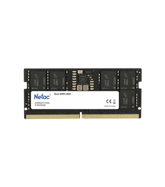 Оперативная память NETAC Basic, DDR5, 16GB (1x16GB), 4800MHz, CL40, UDIMM