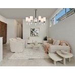 Люстра Ambrella light LH56253/7 SN/FR никель/белый матовый E27/7 max 60W D750*590, фото6