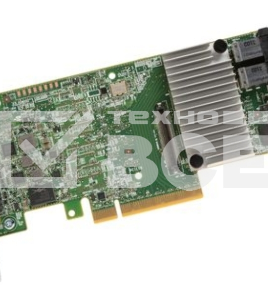 Контроллер LSI MegaRAID SAS9361-8I (PCI-E 3.0 x8, LP) SGL SAS 12G, RAID 0,1,10,5,6, 8port (2*intSFF8643),2GB onboard, Каб.отдельно