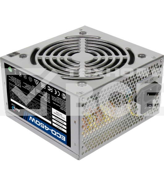 Блок питания Aerocool / Formula ECO-450W, 450Вт, 120мм, серебро
