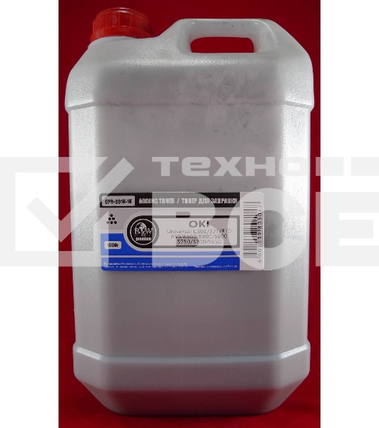 Тонер OKI Universal C301/321/610/810/830/910/930/3100/3200/3300/3400/3450/3530/3600/8600/8650/8800/5100/5200/5300/5400/5510/5850/5800/5750/5700/5650/5950/MC860, Ricoh SP c720 Black (кан., 1кг) B&W Premium (Tomoegawa) - фас.России