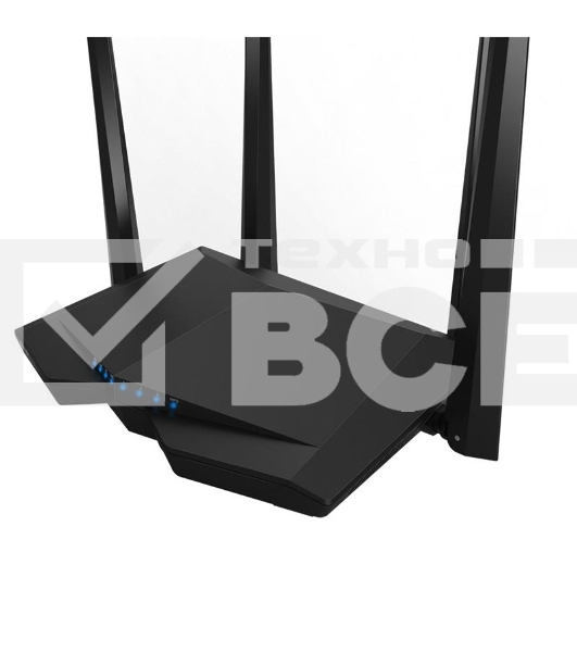 Маршрутизатор Tenda AC6 AC1200 Двухдиапазонный, Wi-Fi маршрутизатор, 4*5 дБи внешние антенны