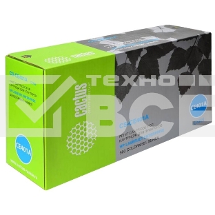 Картридж лазерный Cactus CS-CE401A голубой (6000 стр.) для HP CLJ Color M551 series