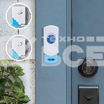 Беспроводной дверной звонок с двумя вызывными панелями кнопка IP 44 Rexant  RX-5, фото2