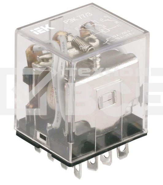 Реле РЭК77/4(LY4) 10А 220В АC RRP10-4-10-220A IEK