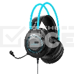 Гарнитура проводная с микрофоном A4Tech Fstyler FH200U серый/синий 2м накладные USB оголовье (FH200U BLUE), фото18