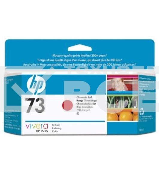 Картридж струйный HP 73 CD951A хроматический красный для HP DJ Z3200 (130мл)
